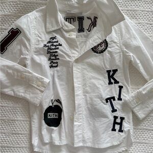 Kith Kids White Button Down